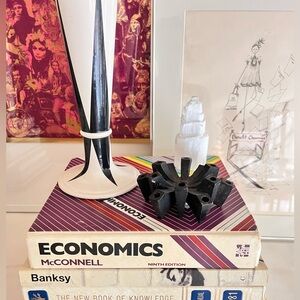 Vintage mid-century Danish taper candle holder by Hallmark